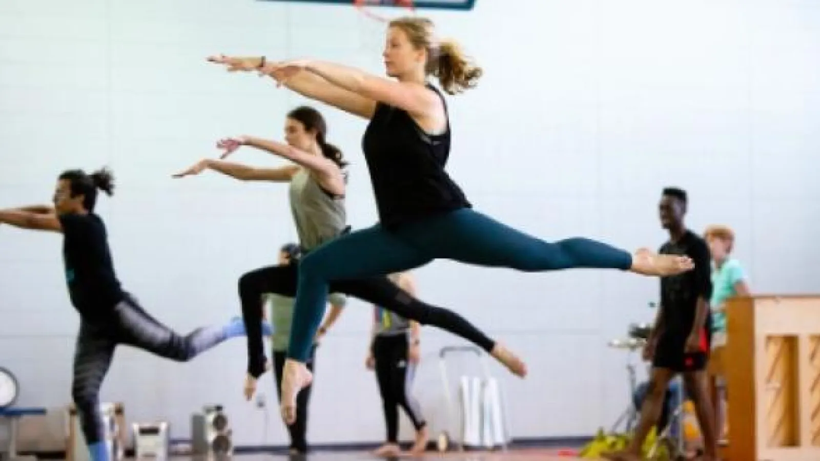 Mia Williams in class at ADF.