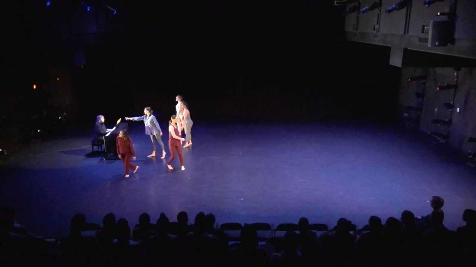 Dancers performing on a stage