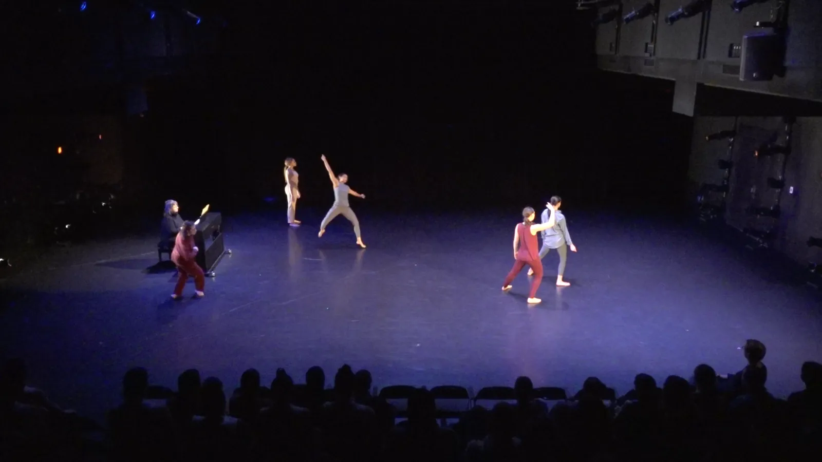 Dancers performing on a stage