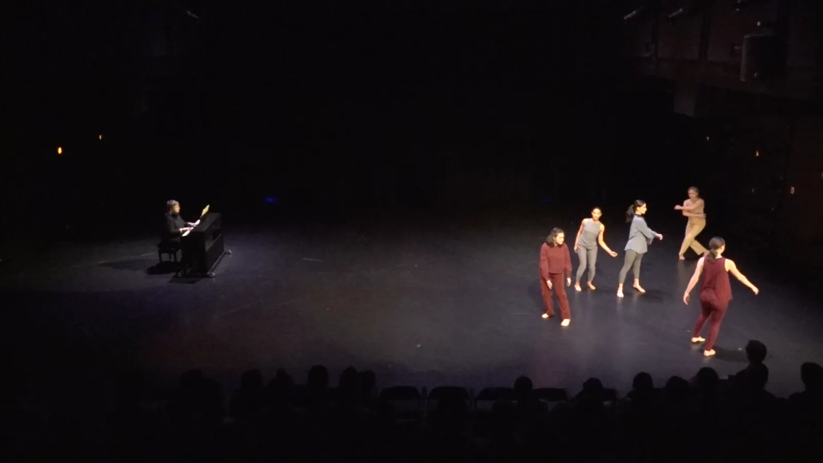 Dancers performing on a stage