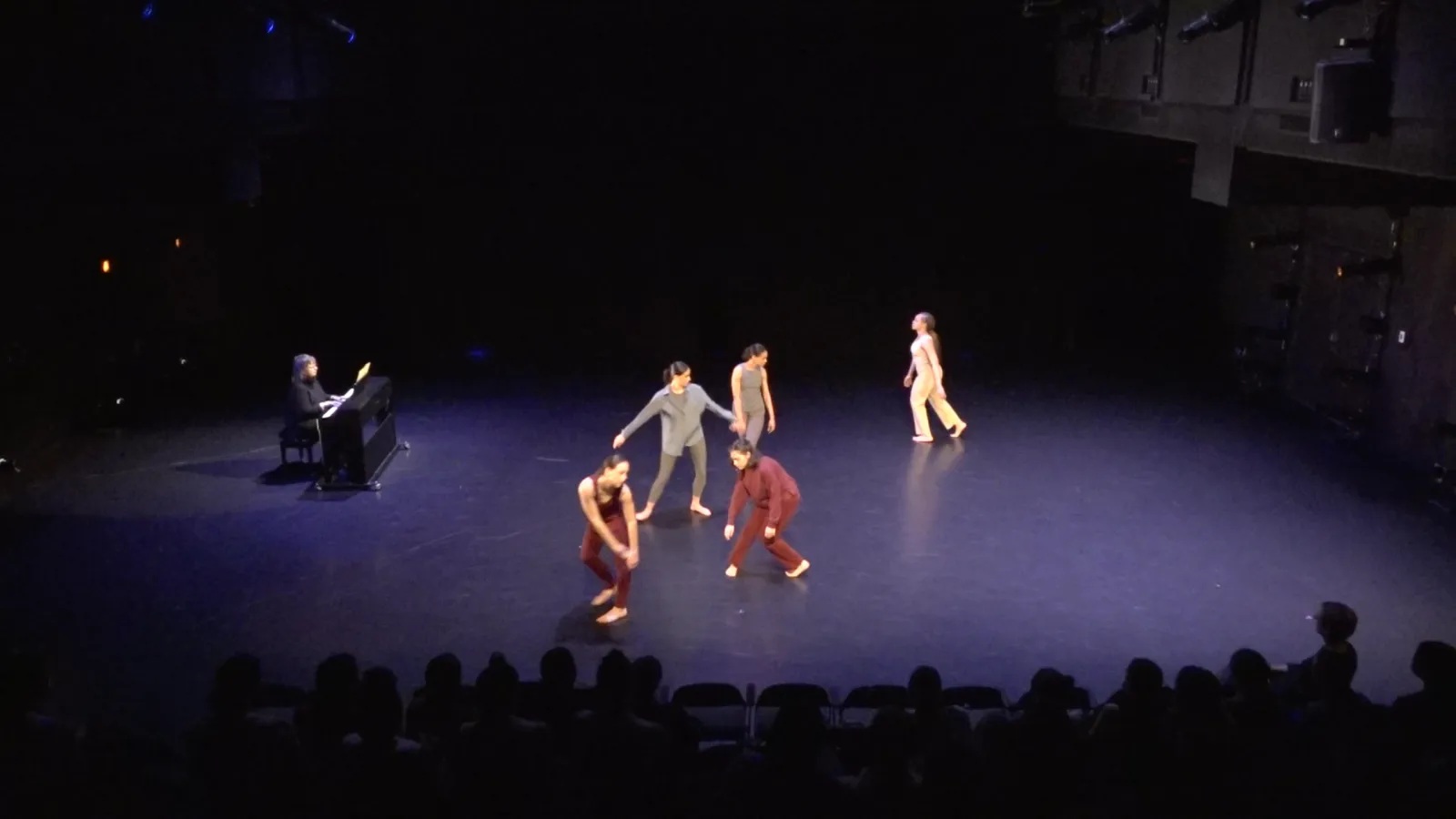 Dancers performing on a stage