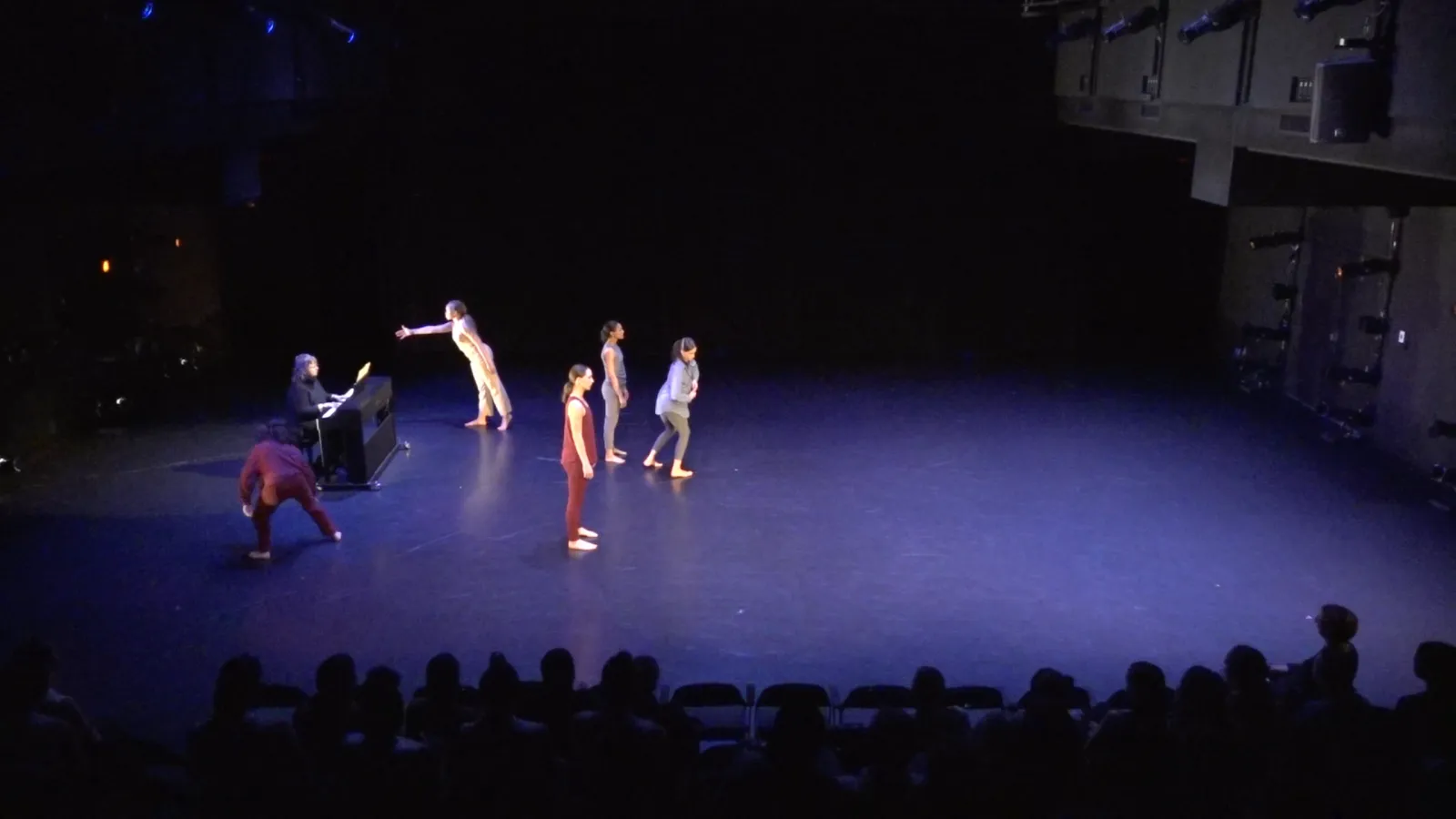 Dancers performing on a stage