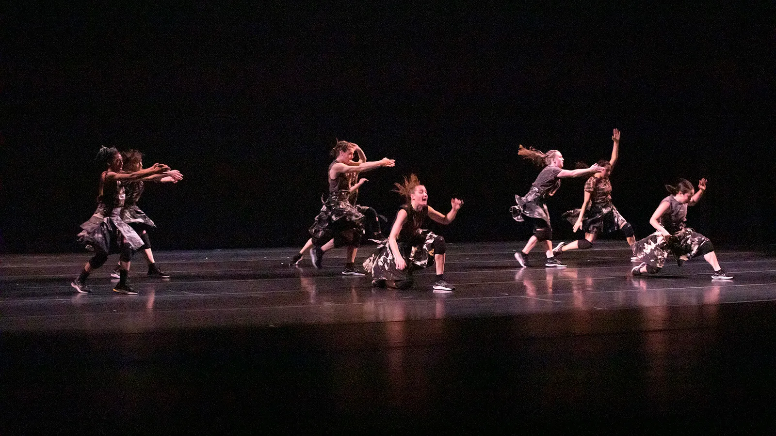 Dancers performing on a stage