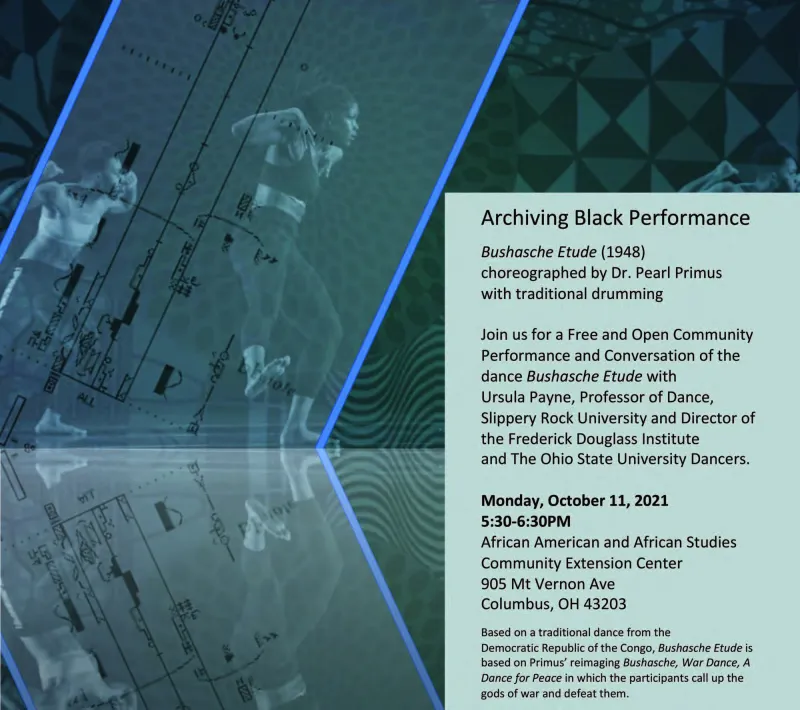 Archiving Black Performance event poster