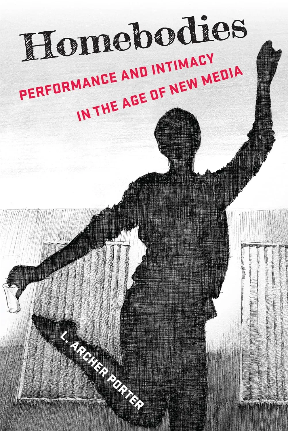 Book cover of a sketch of person standing on one leg with one arm raised