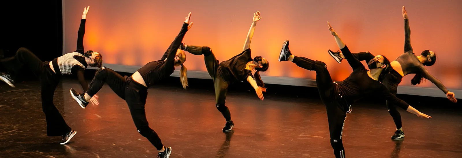 Dancers performing on a stage